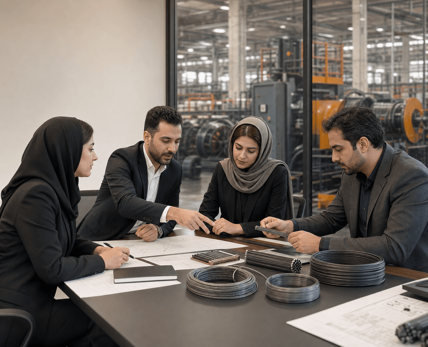 Radman Wire Industries sales team